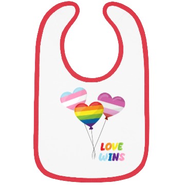 Discover Pride LGBTQ. Statement Bibs