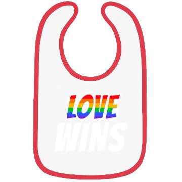 Discover Pride LGBTQ. Love wins Bibs