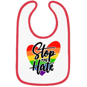 Discover Pride LGBTQ. Statement Bibs