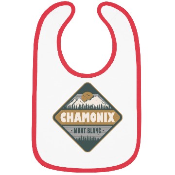 Discover Chamonix Mont Blanc France Vintage Hiking Design Bibs