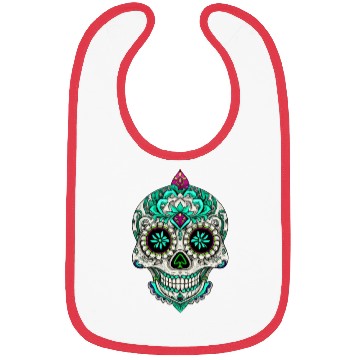 Discover Royal Sugar Skull Bibs