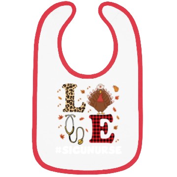 Discover Funny SICU Nurse Thanksgiving Costume Bibs