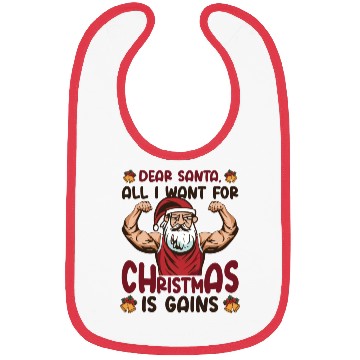 Discover Dear Santa Christmas Gym Training Holiday Workout Bibs
