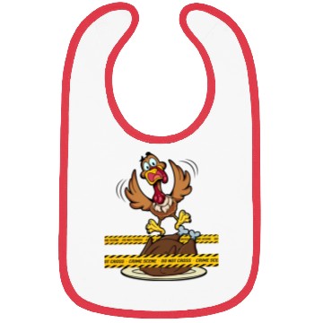 Discover Crime Scene Do Not Cross Thanksgiving Turkey Bibs