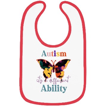 Discover Autism is not a disability Teacher Bibs
