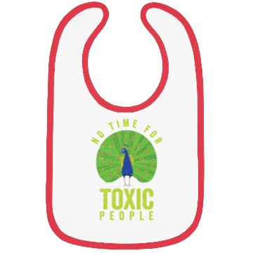 Discover Peacock Positivity Peacock Fan Toxic People Nature Bibs