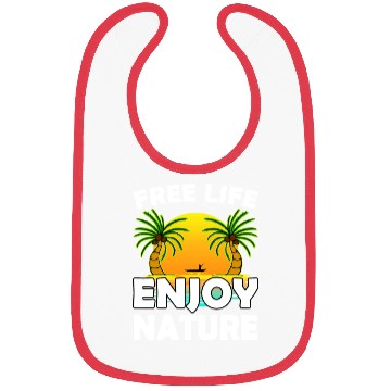 Discover Free Life Enjoy Nature Bibs