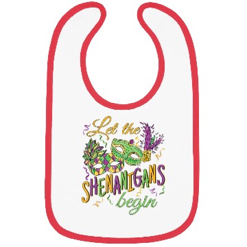 Discover Funny Mardi Gras Costume Let The Shenanigans Begi Bibs