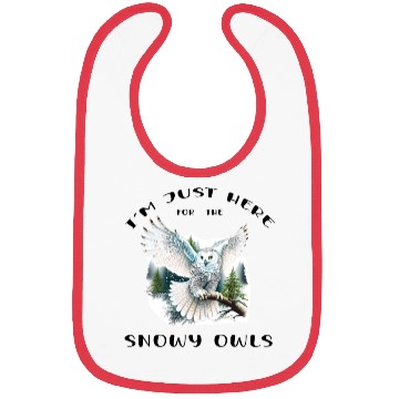 Discover I'm Just Here for the Snow Owls - Birdwatching Bibs