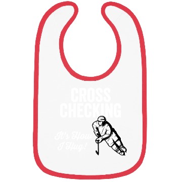 Discover Cross Checking Itis How I Hug Hockey Bibs