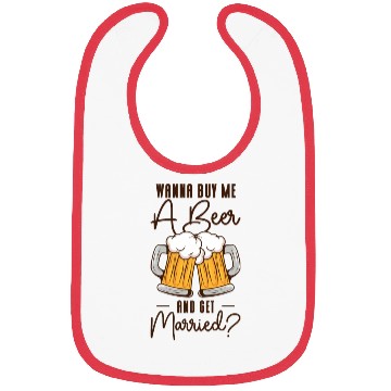Discover Drinking Beer Lover Couple Relationship Beer Bibs