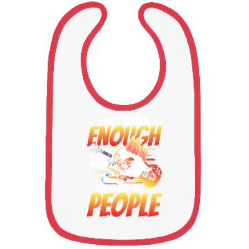 Discover I Hate People Humor Misanthrope Meanness Bibs