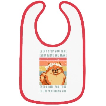 Discover Every Bite You Take - Pomeranian Bibs