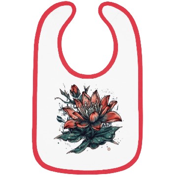 Discover Japanese Spider Lily Soft Anime Aesthetic Flower Bibs