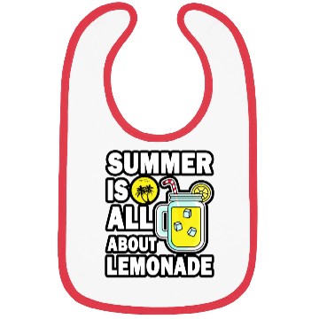 Discover Lemonade Lover Summer Quote Bibs
