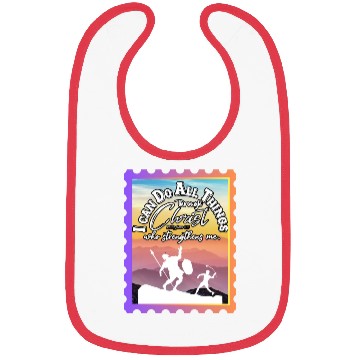 Discover I Can Do All Things Through Christ.Bible,Strength Bibs