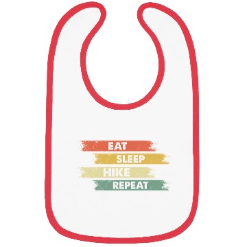 Discover EAT SLEEP HIKING REPEAT Bibs