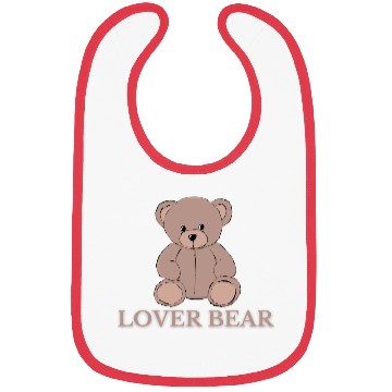 Discover Lover Bear Cool design fashionable summer 100% Bibs