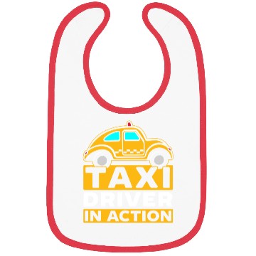 Discover Taxi Driver In Action Taxicab Cab Driver Cabbie Bibs