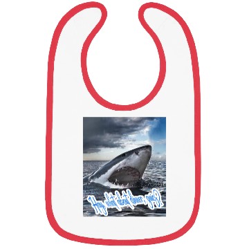 Discover Dinner - Hungry shark asking for dinner Bibs