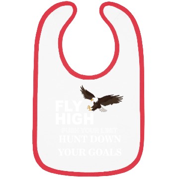 Discover Fly High Push Your Limit Hunt Down Your Goals Bibs