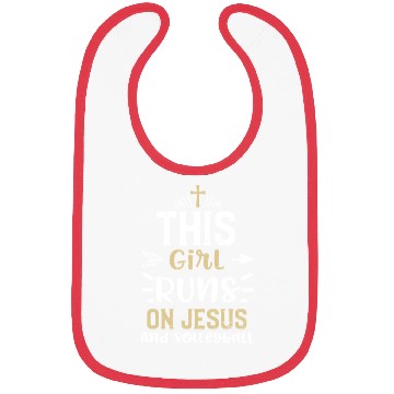 Discover This Girl Runs On Jesus And Full... Bibs