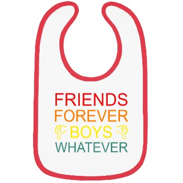 Discover Friends Forever Boys Whatever Bibs
