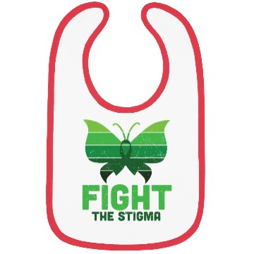 Discover Fight The Stigma Butterfly Mental Health Bibs
