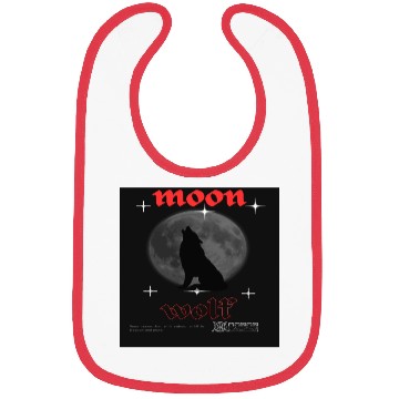Discover moon wolf Bibs