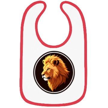 Discover Lion logo Bibs
