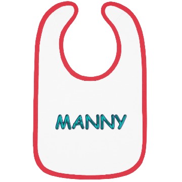 Discover MANNY NAME GIRAL LOGO Bibs