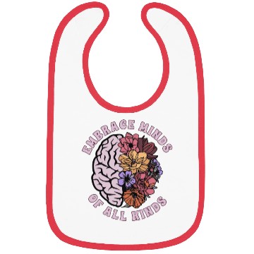 Discover Embrace Minds Of All Kinds Neurodiversity Bibs