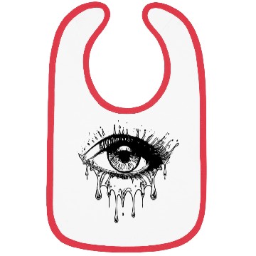 Discover Crying Eye Realistic Tattoo Style Bibs