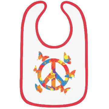 Discover Peace Women Butterfly Lover Bibs