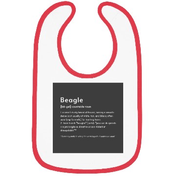 Discover Beagle Definition PWBB Poster Bibs