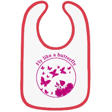 Discover fly like a butterfly Bibs