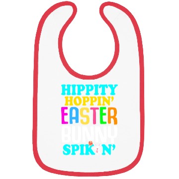 Discover Easter Volleyball Bunny Holiday Rabbit Sport Bibs