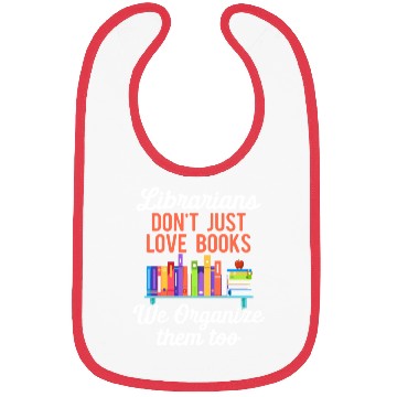 Discover Librarian Bookworm Book Nerd Reading Library Bibs