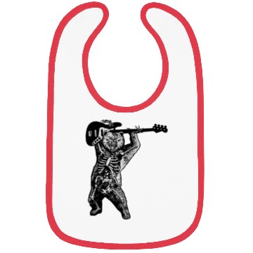Discover Guitar Bass Bear Zombie Bibs