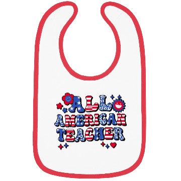 Discover Groovy All American Teacher Bibs
