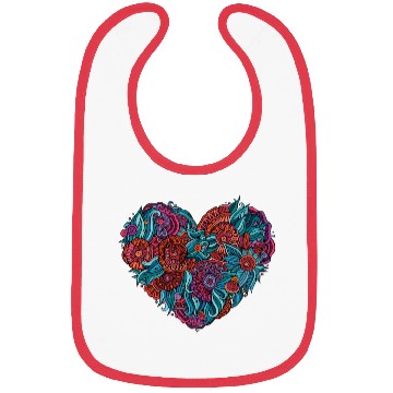 Discover Colorful Sindhi Heart Bibs Design