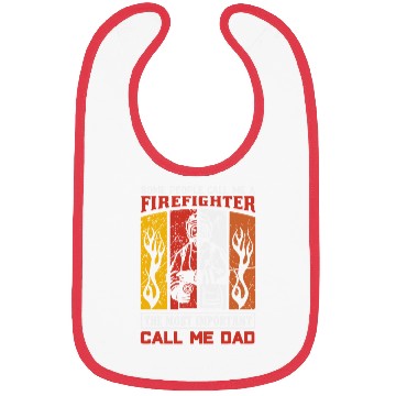 Discover FireFighter Call me Dad Bibs