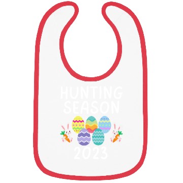 Discover Hunting Season Egg Hunt Eggs Funny Easter Day 2023 Bibs