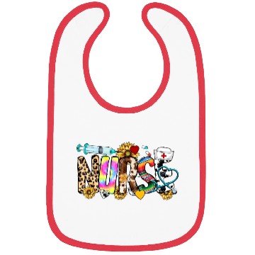 Discover Registered Nurse Nursing School Nurse Week Leopard Bibs