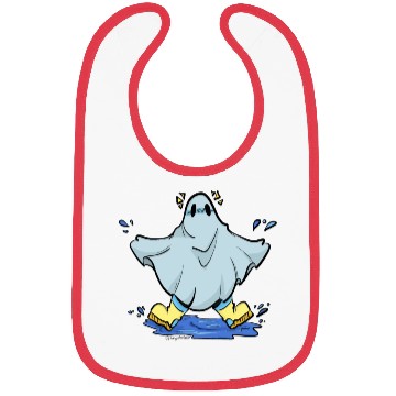 Discover Puddle Jumping Ghost Bibs