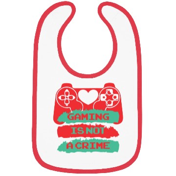 Discover Gaming is not a crime Bibs