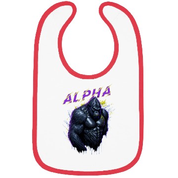 Discover Alpha male Gorilla Bibs