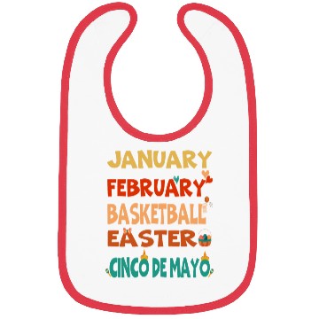 Discover January February Basketball Easter Cinco De Mayo Bibs