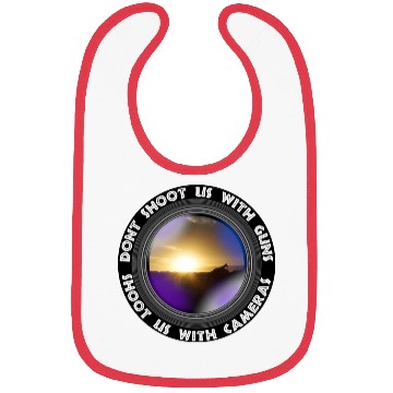 Discover Dont Shoot Us Wildlife Conservation Giraffe Sunset Bibs