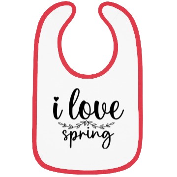 Discover I Love Spring Bibs